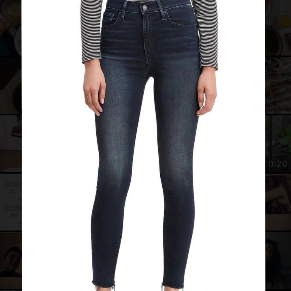Levi’s Mile High Super Skinny Jeans in Rogue Wave
